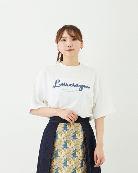 ［Lois CRAYON］MGL Tシャツ(シロ)│ミロードオンライン