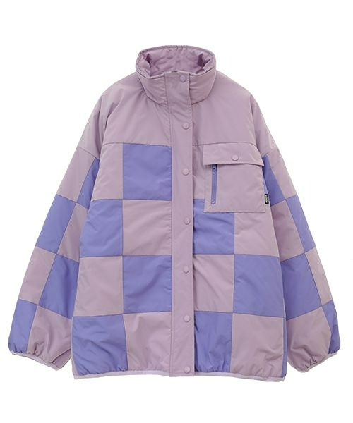 CHECKERED FLAG PADDING JACKET