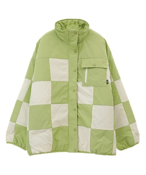 CHECKERED FLAG PADDING JACKET