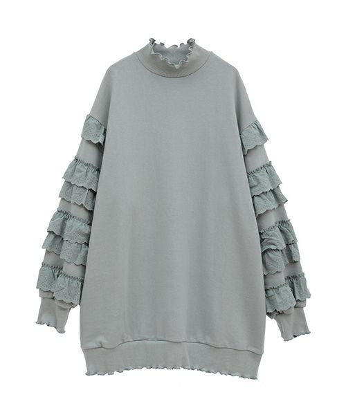 FRILL SLEEVE SWEAT ONE-PIECE│ミロードオンライン – MYLORD ONLINE